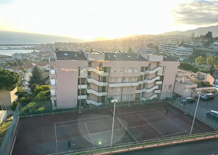 Lägenhet Vip - Sea View - Pool & Tennis - Free Parking Sanremo